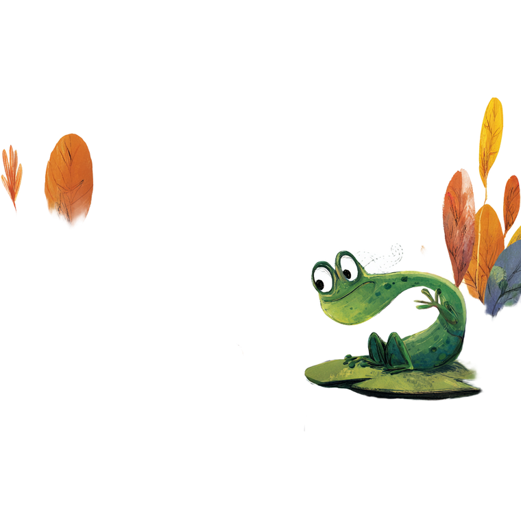 Whimsical Frog Scene V2 Vinyl Car Decal Sticker – Waterproof & UV-Resistant 6.826666666666667"