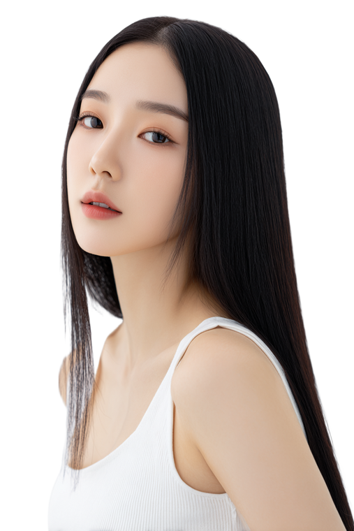 Korean Beauty Model V54 Vinyl Car Decal Sticker – Waterproof & UV-Resistant 8.96"