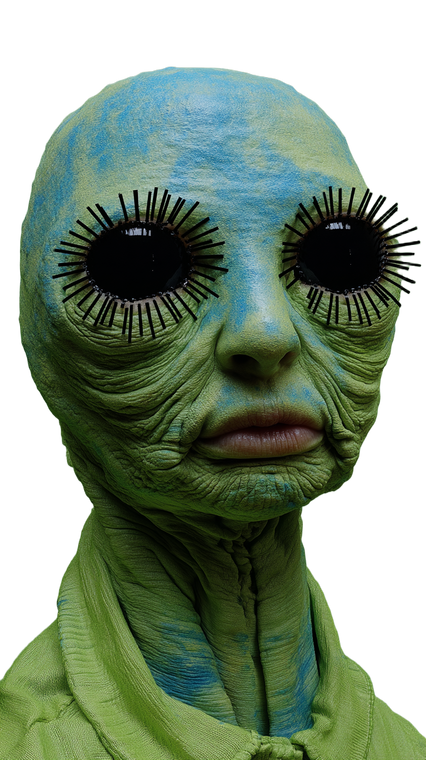 Unsettling Morphed Portrait Vinyl Car Decal Sticker – Waterproof & UV-Resistant 9.706666666666667"