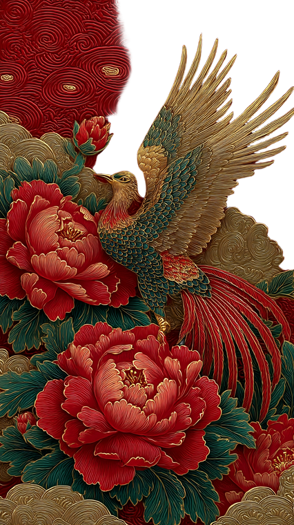 Elegant Phoenix Soaring V3 Vinyl Car Decal Sticker – Waterproof & UV-Resistant 4.8533333333333335"