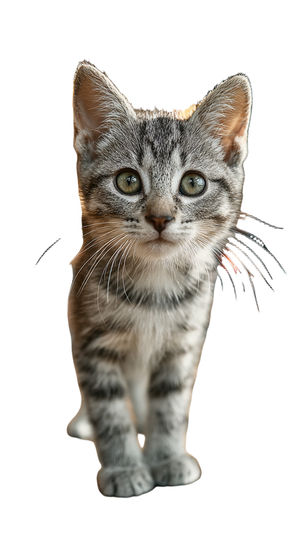Serious Kitten Vinyl Car Decal Sticker – Waterproof & UV-Resistant 9.706666666666667"