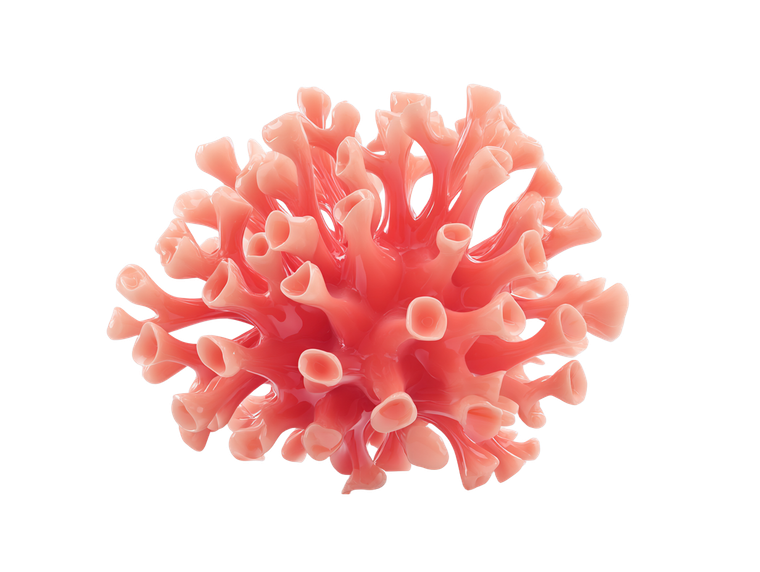 Colorful Coral Render Vinyl Car Decal Sticker – Waterproof & UV-Resistant 6.1866666666666665"