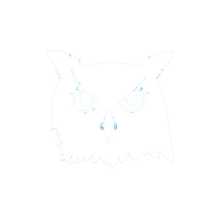 White Owl Silhouette Vinyl Car Decal Sticker – Waterproof & UV-Resistant 3.4133333333333336"