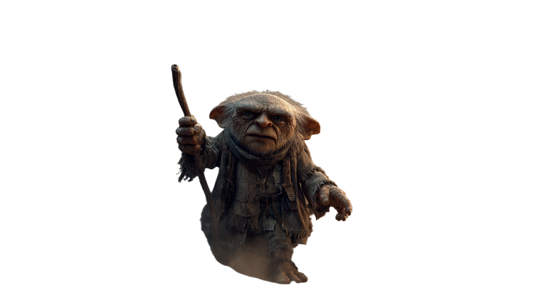Terrifying Dwarf Goblin Vinyl Car Decal Sticker – Waterproof & UV-Resistant 2.72"
