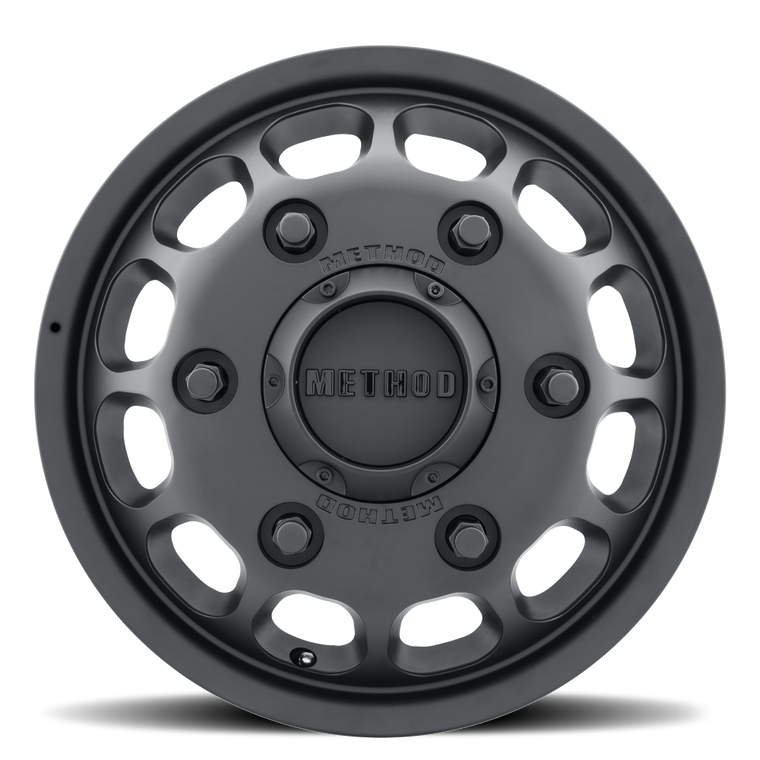 Matte Black Method Wheel | 16x6 Wheel Width, 110 Offset | 6x180 Bolt Pattern, 7.82 Backspacing