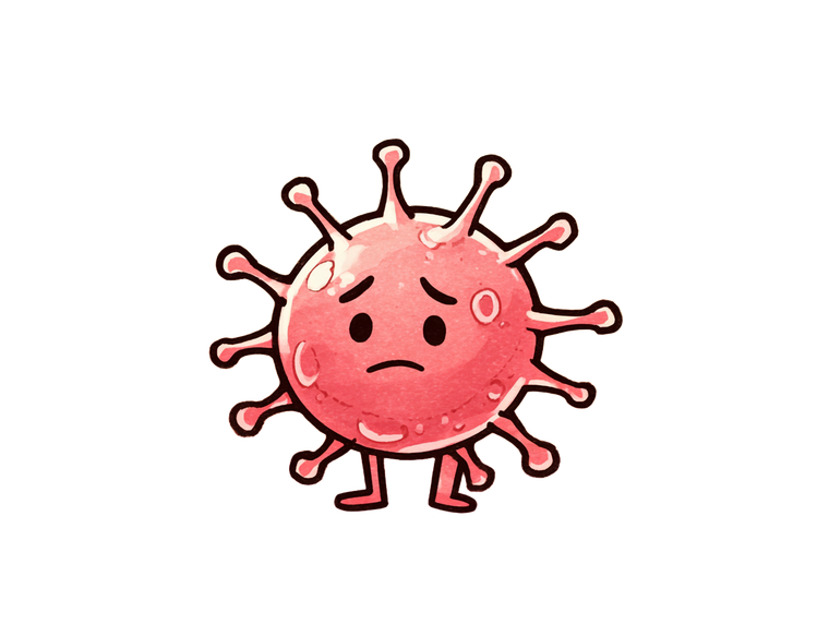 Fatigued Immune Cell Vinyl Car Decal Sticker – Waterproof & UV-Resistant 6.1866666666666665"