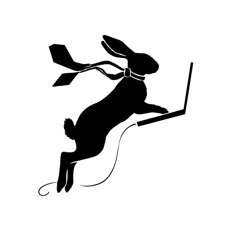 Jumping Rabbit Gamer Vinyl Car Decal Sticker – Waterproof & UV-Resistant 3.4133333333333336"