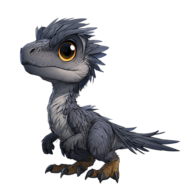Feathered Baby T-Rex Vinyl Car Decal Sticker – Waterproof & UV-Resistant 3.4133333333333336"