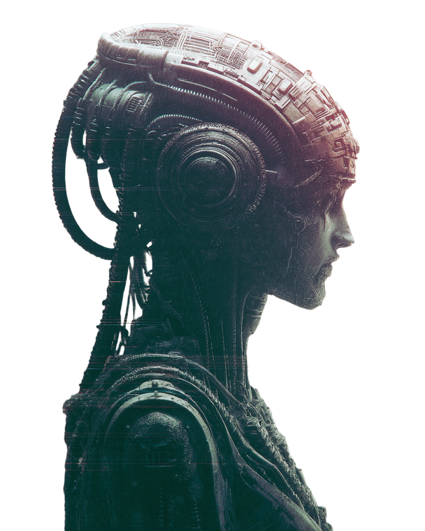 Glitched Android Vinyl Car Decal Sticker – Waterproof & UV-Resistant 4.0"