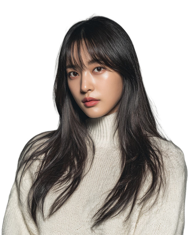 Beautiful Korean Woman V17 Vinyl Car Decal Sticker – Waterproof & UV-Resistant 4.0"