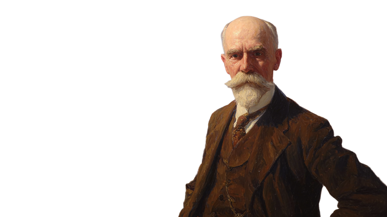 Charles Evans Hughes Vinyl Car Decal Sticker – Waterproof & UV-Resistant 2.72"