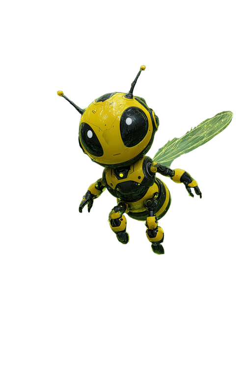 Cyberpunk Bee Robot Vinyl Car Decal Sticker – Waterproof & UV-Resistant 4.4