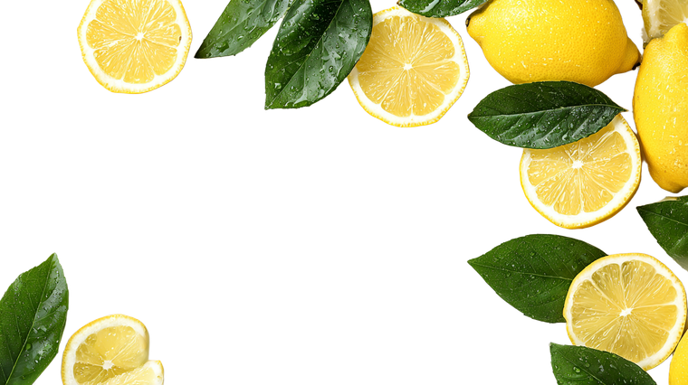 Fresh Lemon Slices V3 Vinyl Car Decal Sticker – Waterproof & UV-Resistant 2.72"
