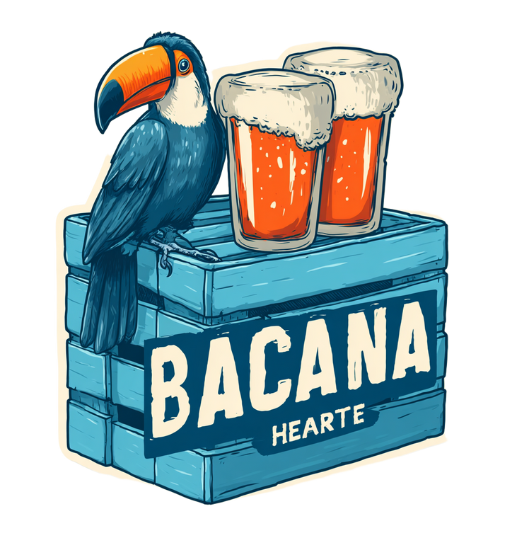Bacana Logo Vinyl Car Decal Sticker – Waterproof & UV-Resistant 3.466666666666667"