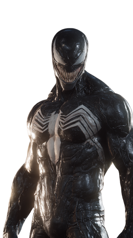 Venom Rooftop Portrait Vinyl Car Decal Sticker – Waterproof & UV-Resistant 9.706666666666667"