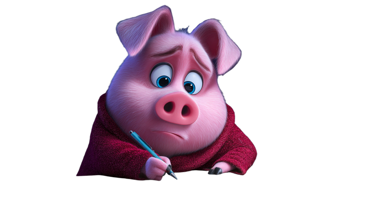 Pig Detective V2 Vinyl Car Decal Sticker – Waterproof & UV-Resistant 2.72"
