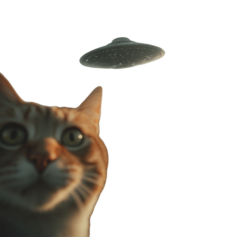 Alien Saucer Selfie Vinyl Car Decal Sticker – Waterproof & UV-Resistant 6.826666666666667"