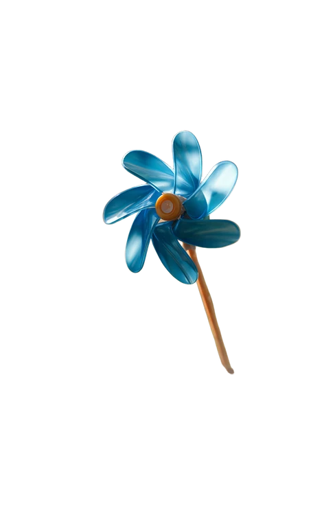 Blue Plastic Pinwheel Vinyl Car Decal Sticker – Waterproof & UV-Resistant 4.746666666666667"