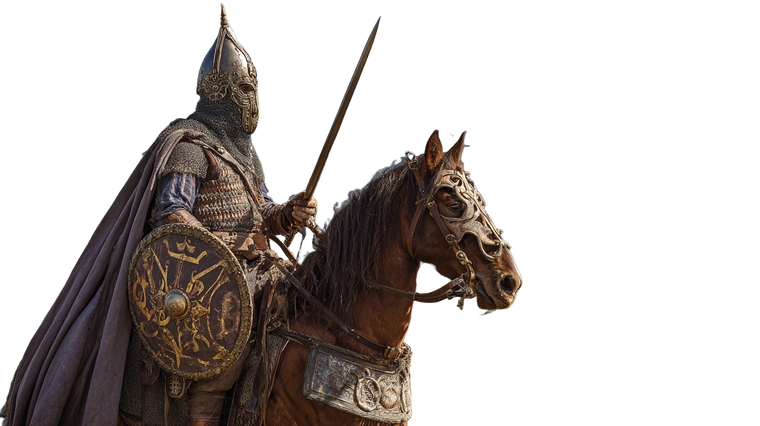 Avar Cavalryman Vinyl Car Decal Sticker – Waterproof & UV-Resistant 2.72"