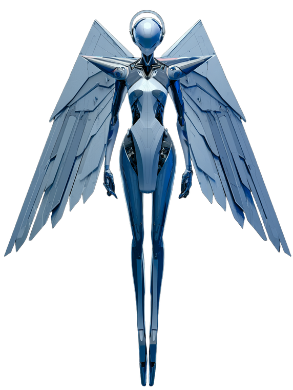 Mechanical Angel V5 Vinyl Car Decal Sticker – Waterproof & UV-Resistant 4.1066666666666665"