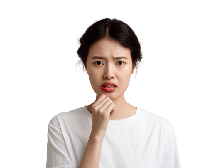 Asian Woman Ulcer Vinyl Car Decal Sticker – Waterproof & UV-Resistant 6.1866666666666665"