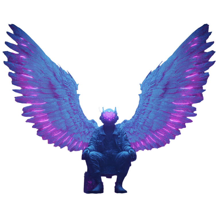 Glitchcore Demon Boss Vinyl Car Decal Sticker – Waterproof & UV-Resistant 6.826666666666667"
