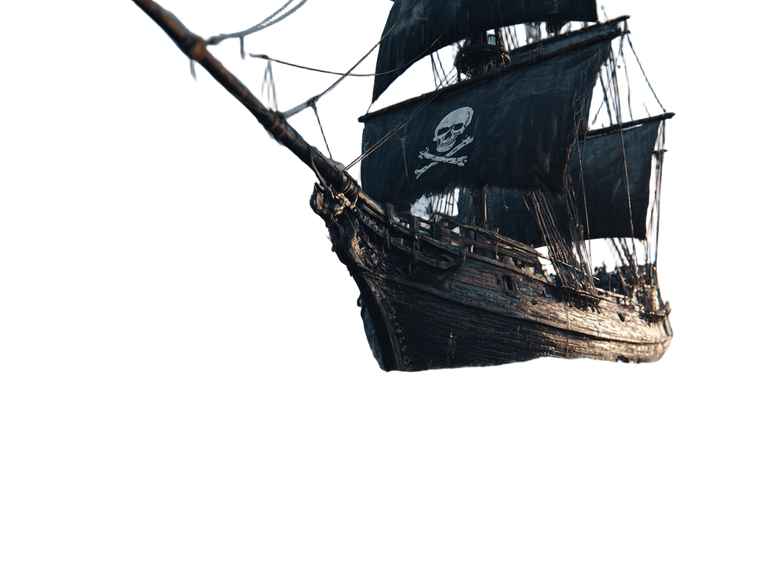 Pirate Ghost Ship Vinyl Car Decal Sticker – Waterproof & UV-Resistant 6.1866666666666665"