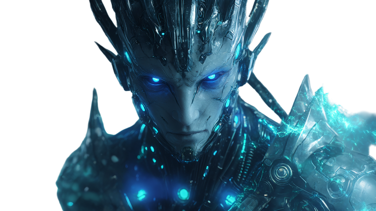 Cybernetic Humanoid V20 Vinyl Car Decal Sticker – Waterproof & UV-Resistant 5.4