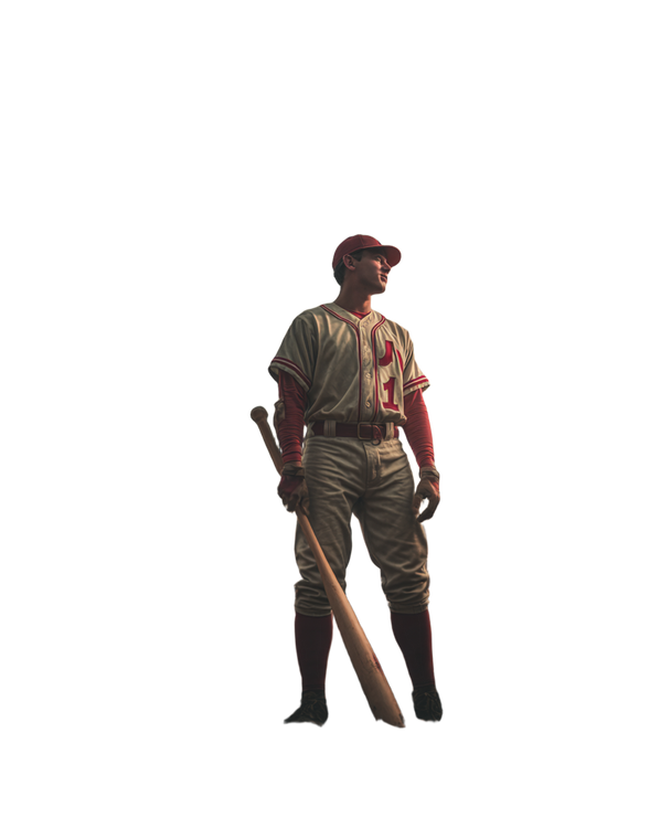 Baseball Player Cornfield Vinyl Car Decal Sticker – Waterproof & UV-Resistant 4.0"