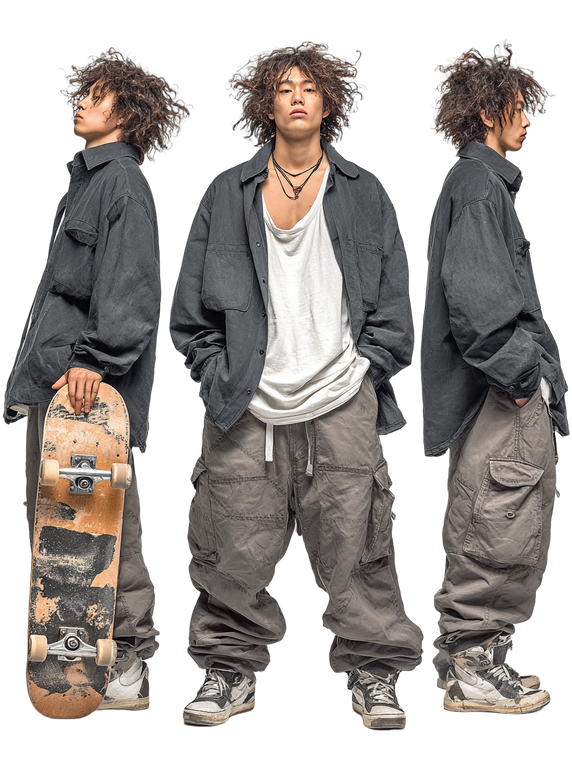 Stylish Asian Teen V2 Vinyl Car Decal Sticker – Waterproof & UV-Resistant 8.213333333333333"