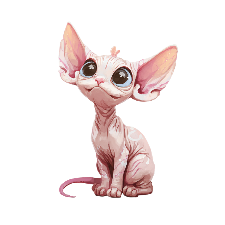 Kawaii Sphinx Cat Vinyl Car Decal Sticker – Waterproof & UV-Resistant 3.4133333333333336"