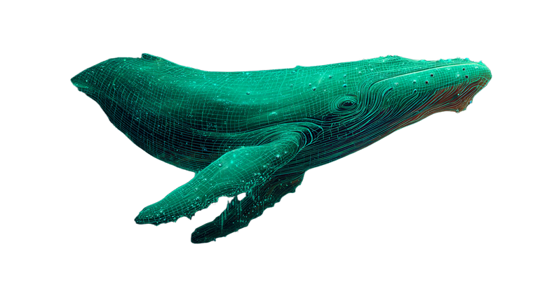 Bitcoin Whale Vinyl Car Decal Sticker – Waterproof & UV-Resistant 2.72"