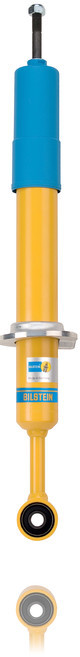 Bilstein Shock Absorber 33-329093 B6 4600 Series; Nitrogen Gas Charged; Limited Lifetime Warranty; Non Adjustable Valving; Stem Upper Mount/Eye Lower Mount; With Shock Boots; Yellow; Single