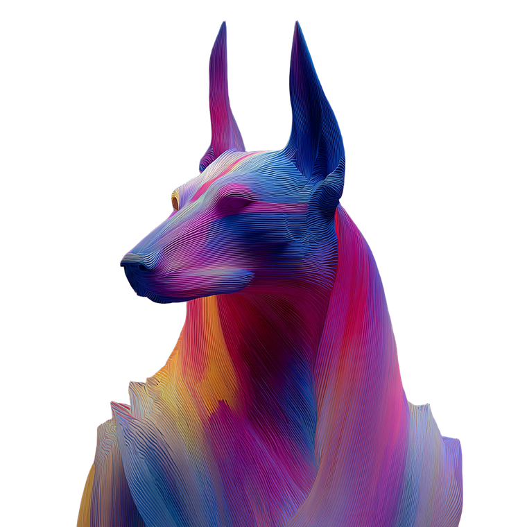 Anubis God V5 Vinyl Car Decal Sticker – Waterproof & UV-Resistant 6.826666666666667"