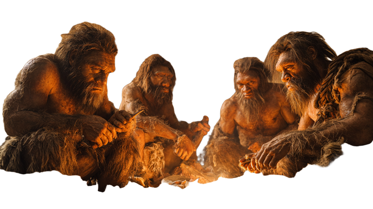 Neanderthals At Work Vinyl Car Decal Sticker – Waterproof & UV-Resistant 5.4