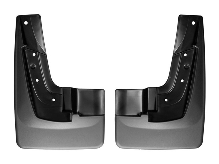 2013-2016 GMC Acadia Mud Flaps | Protect Fenders from Rocks and Debris | Set of 2 Contoured Black | QuickTurn Fastening