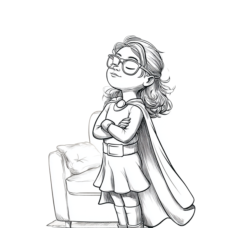 Superhero Pose V4 Vinyl Car Decal Sticker – Waterproof & UV-Resistant 3.4133333333333336"