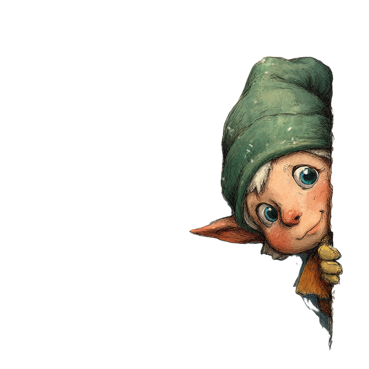 Christmas Elf Peeking Vinyl Car Decal Sticker – Waterproof & UV-Resistant 3.4133333333333336"