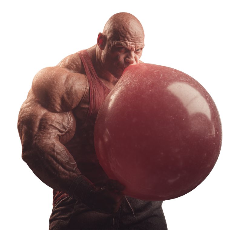 Colossal Bodybuilder Balloon Vinyl Car Decal Sticker – Waterproof & UV-Resistant 6.826666666666667"