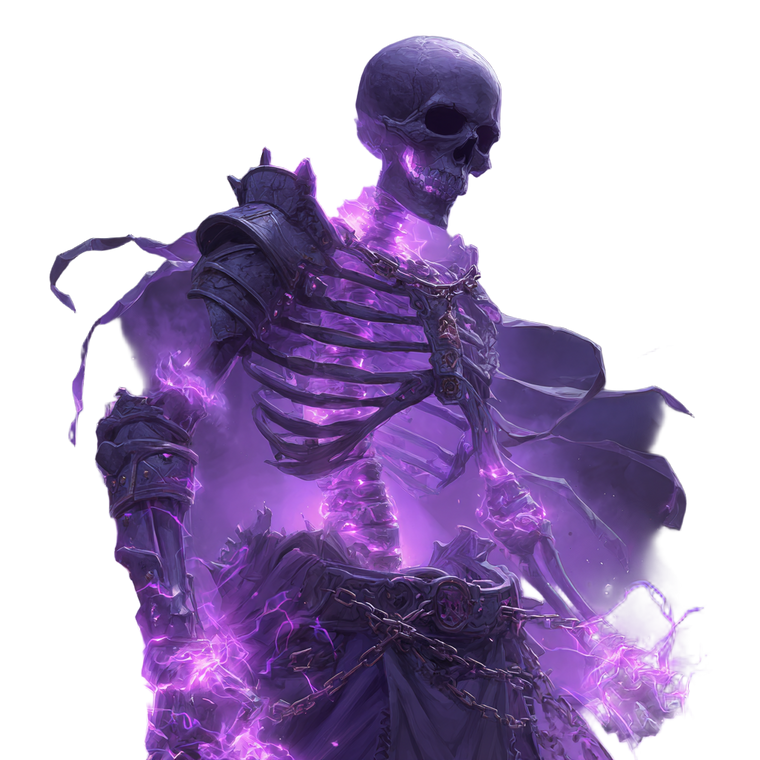 Shadow Skeleton Mage Vinyl Car Decal Sticker – Waterproof & UV-Resistant 3.4133333333333336"
