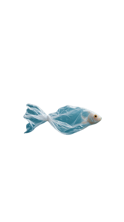 Fish Plastic Bag V4 Vinyl Car Decal Sticker – Waterproof & UV-Resistant 9.706666666666667"