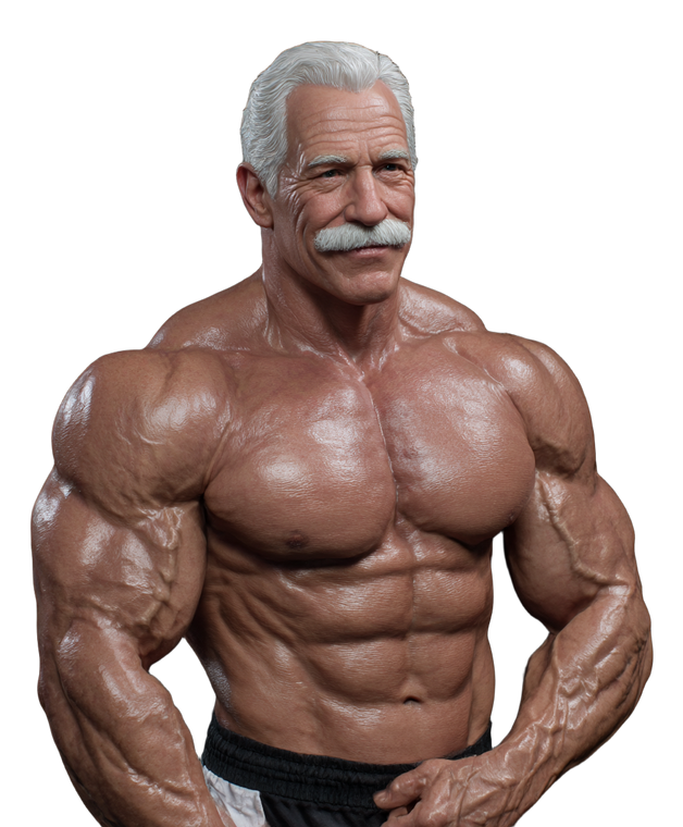 Fatherly Bodybuilder Animatronic V2 Vinyl Car Decal Sticker – Waterproof & UV-Resistant 8.0"