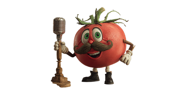 Singing Tomato Vinyl Car Decal Sticker – Waterproof & UV-Resistant 2.72"