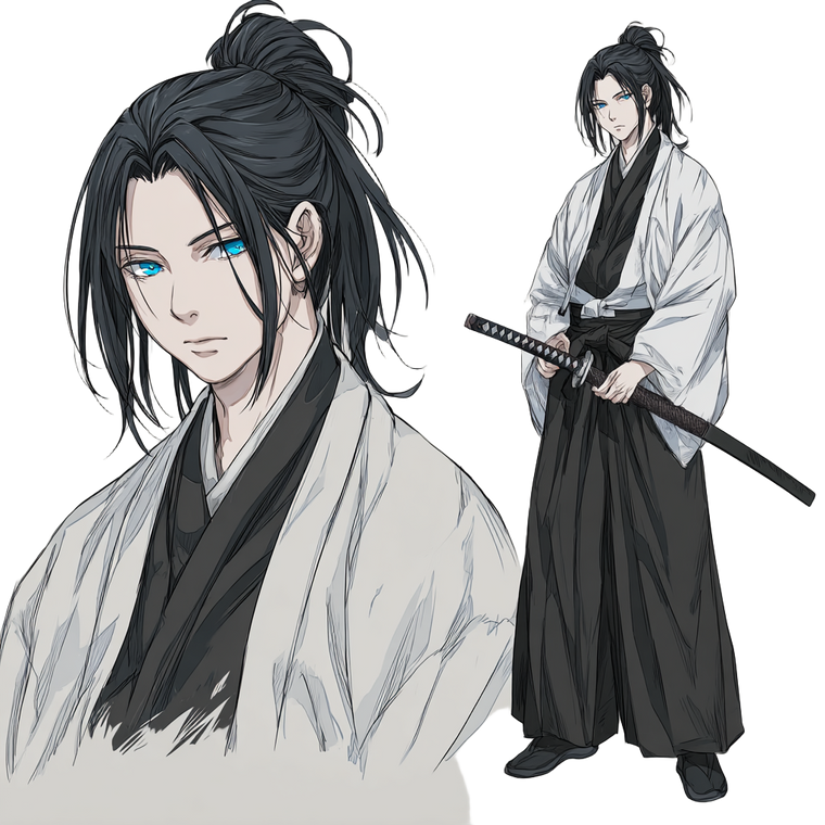Anime Samurai V7 Vinyl Car Decal Sticker – Waterproof & UV-Resistant 3.4133333333333336"