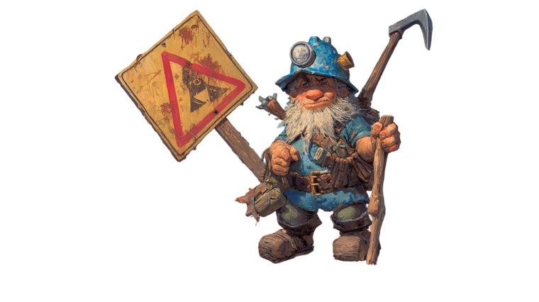 Fantasy Dwarf Builder Vinyl Car Decal Sticker – Waterproof & UV-Resistant 2.72"