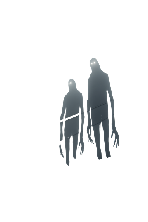 Shadowy Lamphead Figures Vinyl Car Decal Sticker – Waterproof & UV-Resistant 8.96"
