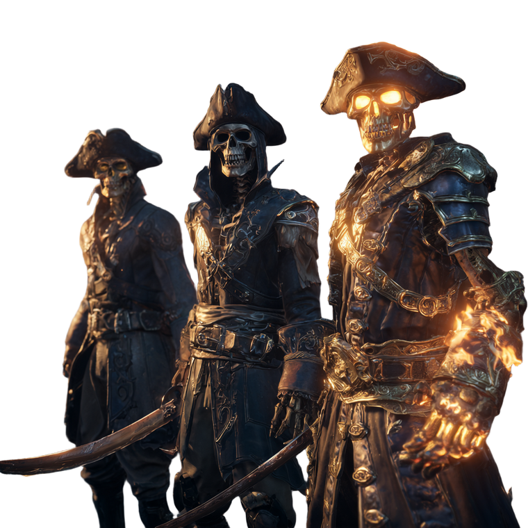 Ghostly Pirate Skeletons Vinyl Car Decal Sticker – Waterproof & UV-Resistant 6.826666666666667"