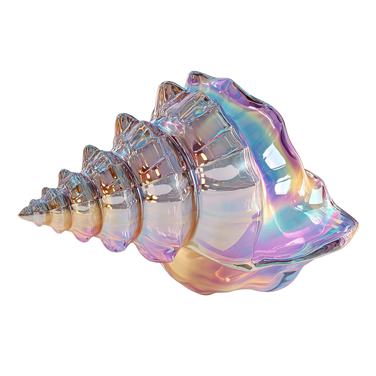 Shiny Shell Vinyl Car Decal Sticker – Waterproof & UV-Resistant 6.826666666666667"