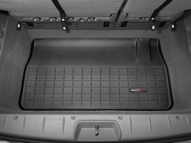 Ultimate Protection Cargo Liner | Custom Fit 2004-2020 Dodge Grand Caravan, Chrysler Town & Country | Non-Skid Black TPE Material