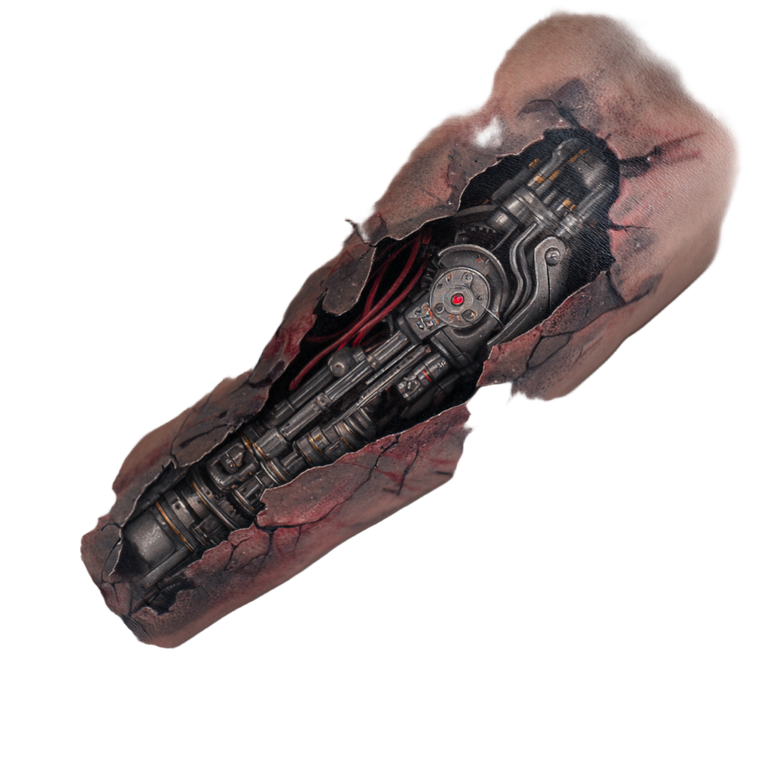 Robotic Forearm Reveal Vinyl Car Decal Sticker – Waterproof & UV-Resistant 6.826666666666667"